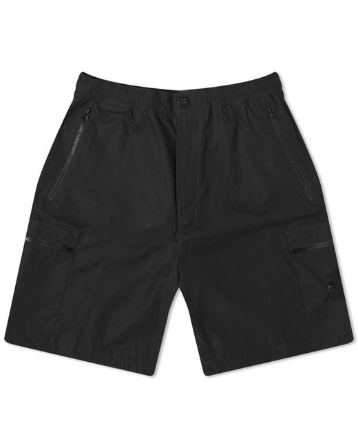 Stone Island Black Ghost Ventile Cargo Shorts for men