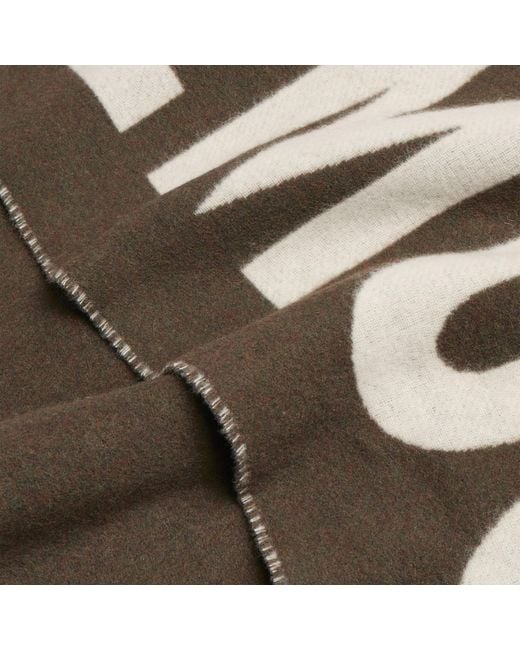 Jacquemus Metallic Logo Scarf for men