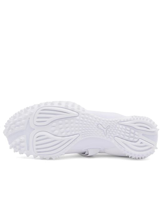 PUMA White Mostro Fey Lth Sneaker