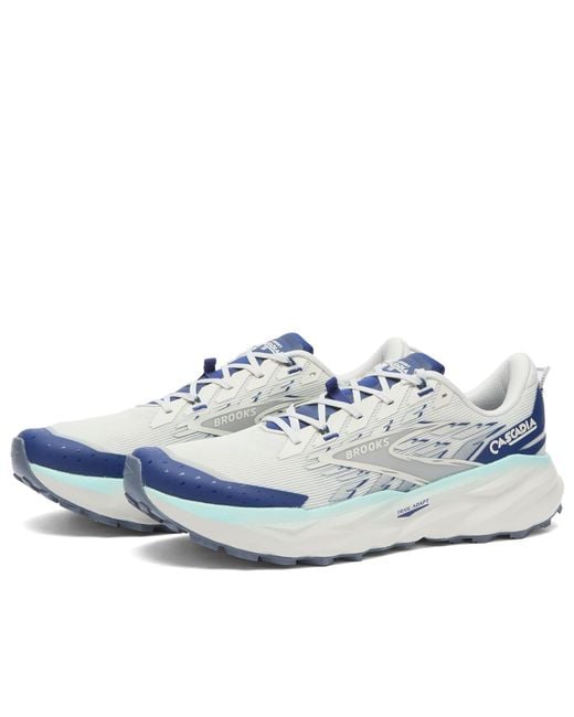 Brooks Blue Cascadia 19 Sneaker for men