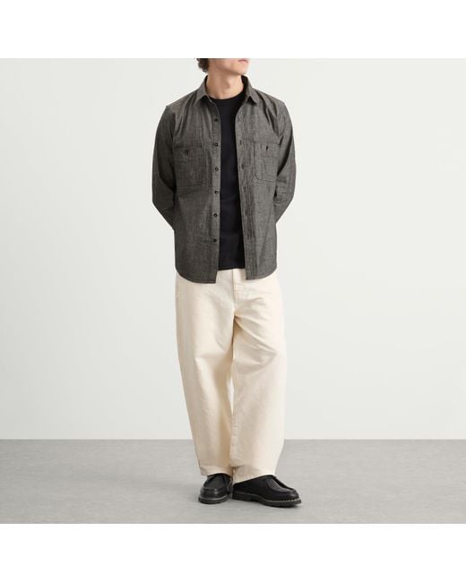 Randy's Garments Gray 3 Pocket Work Shirt for men