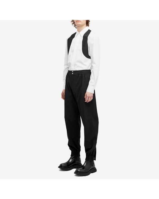 Alexander McQueen Black Cargo Trousers for men