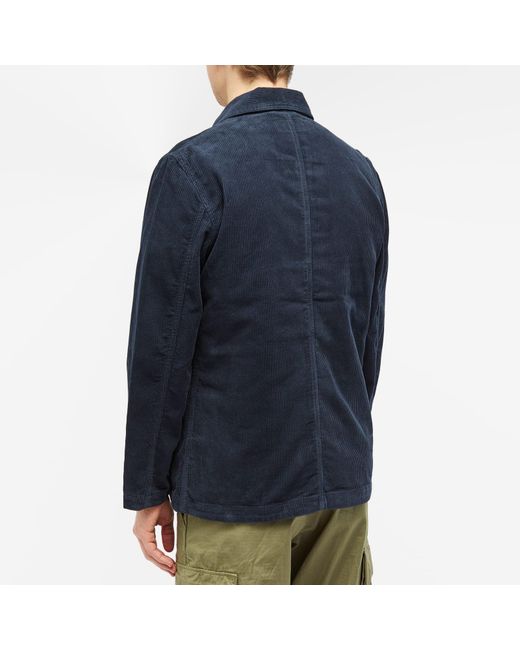 Universal Works Corduroy Bakers Chore Jacket in Blue for Men Lyst