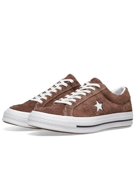 Converse Brown One Star Ox Vintage Suede for men