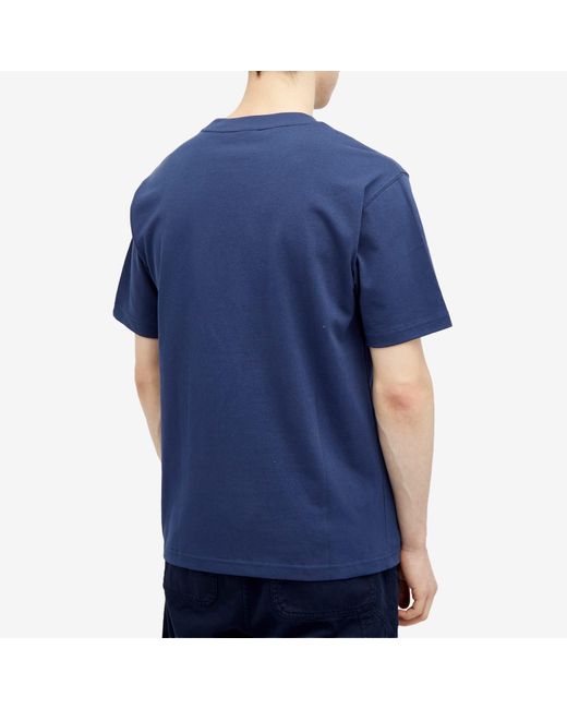 New Balance Blue Nb Athletics Basketball Style Relaxed T-Shirt for men