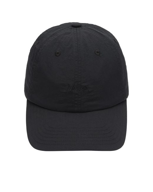 NANGA Nylon Tusser Baseball Cap in Black for Men | Lyst UK