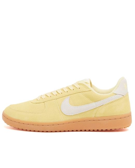 Nike Yellow Field General Suede W Sneaker
