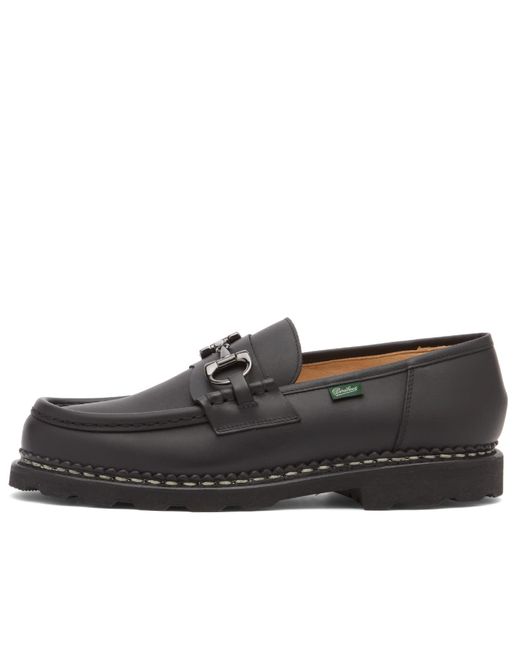 Paraboot Black Reims Mors Horsebit Loafer for men