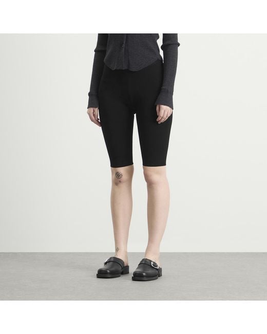 Entire studios Black Knit Capri