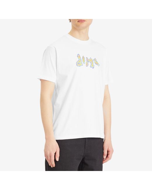Dime White Topo T-Shirt for men