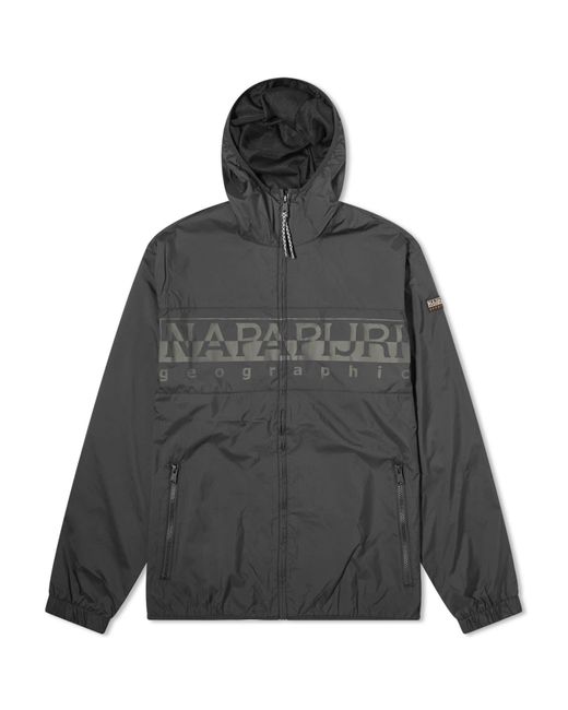 Napapijri Gray Raymi Zip Through Jacket for men