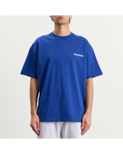 Cole Buxton Blue Cb Sportswear T-Shirt for men