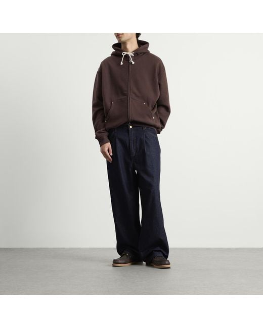 Larriet Brown G9 Zip Hoodie for men