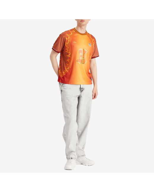 【関税込み】Dime オレンジ Holy Flame Jersey トップス Dime Holy Flame Jersey Hell Fire | SOMEWHERE®