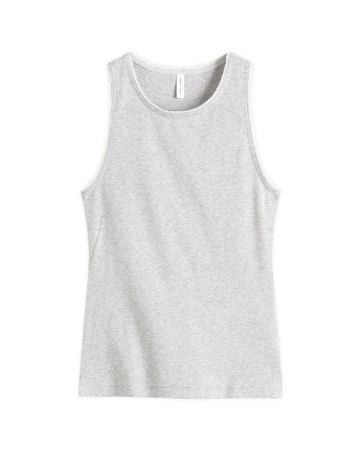 Samsøe & Samsøe White Sajune Tank Top