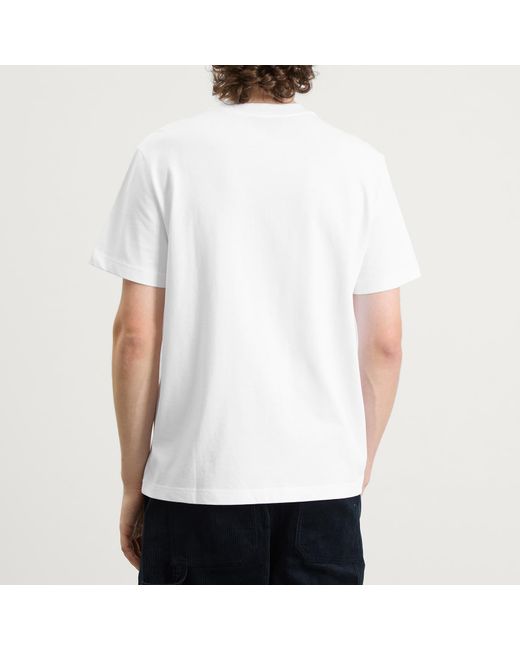 A.P.C. White Hugo Graphic Logo T-Shirt for men
