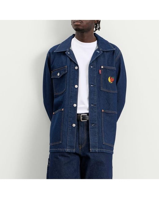 Levi's Blue X Sky High Farm Universe Chore Coat for men