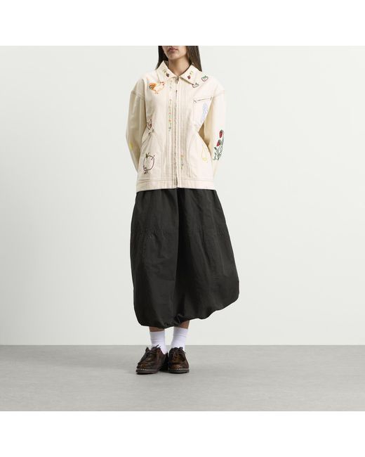 STORY mfg. Natural Hand Embroidered Amba Jacket