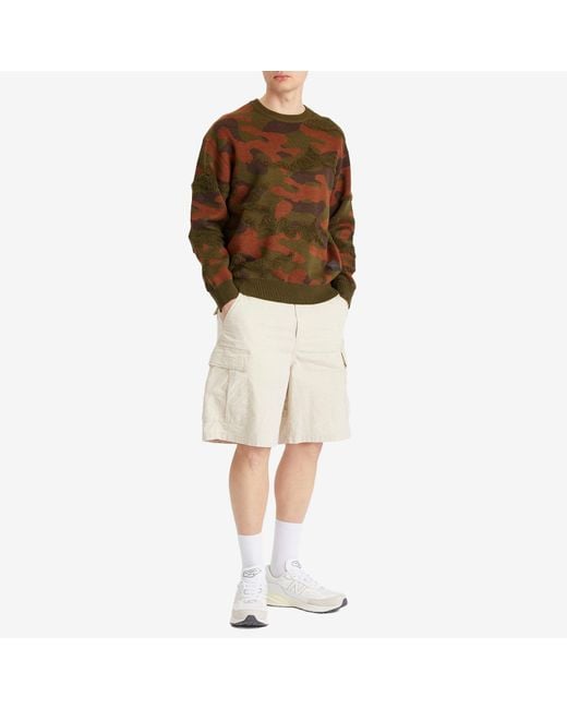 Dime Brown Camo Chenille Knit for men