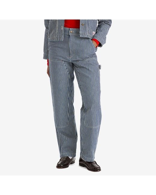 A.P.C. Gray Gustav Stripe Trousers