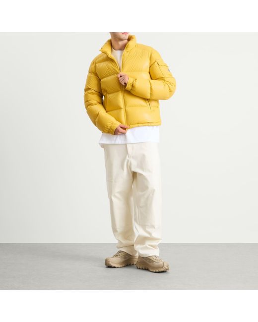 Moncler Yellow Levitha Cropped Jacket for men