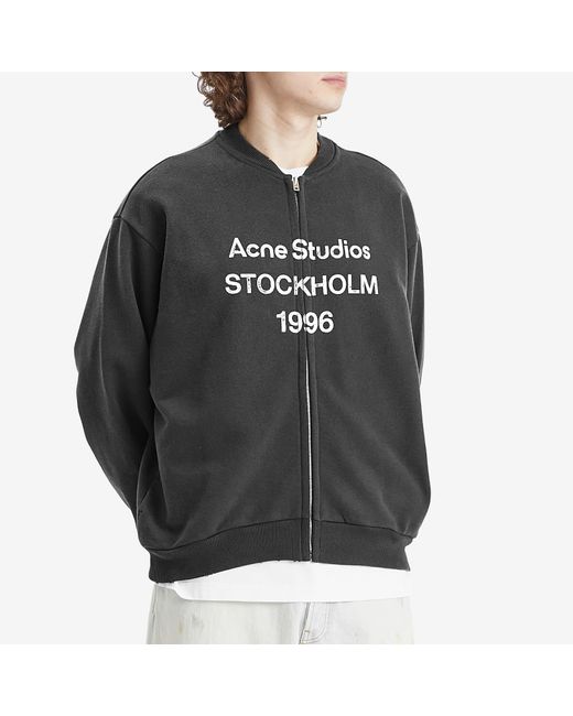 Acne Gray Fiah U Zip 1996 Zip Sweat Bomber for men
