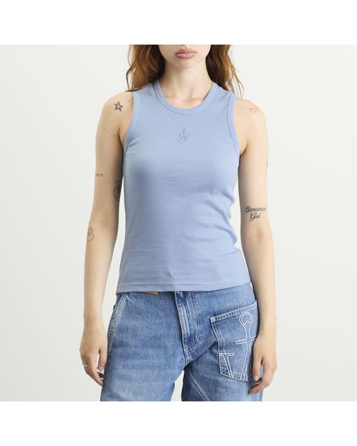 J.W. Anderson Blue Anchor Embroidery Vest