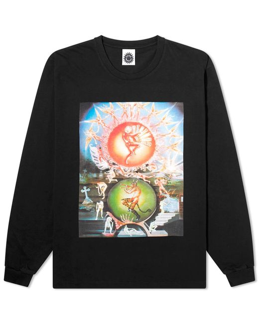 Good Morning Tapes Black As Above So Below Long Sleeve T-Shirt for men