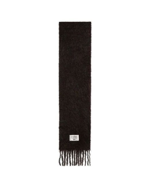 Acne Black Voxy Scarf for men