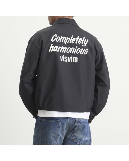 Visvim Black Somer Zip Through Blouson for men