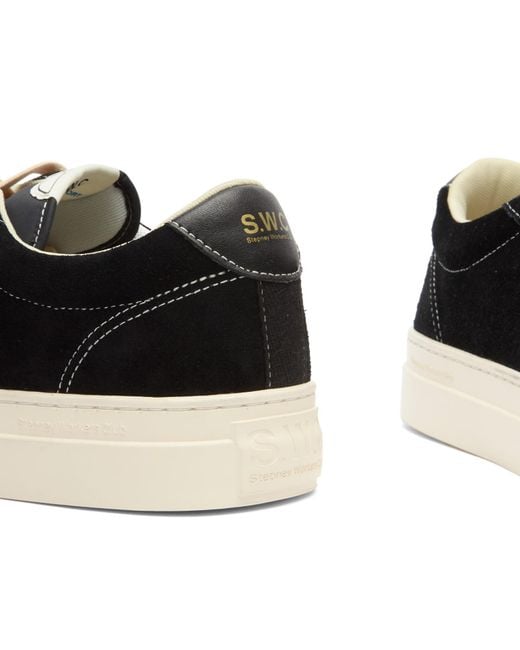 Stepney Workers Club Black Dellow 02 Suede Sneaker for men