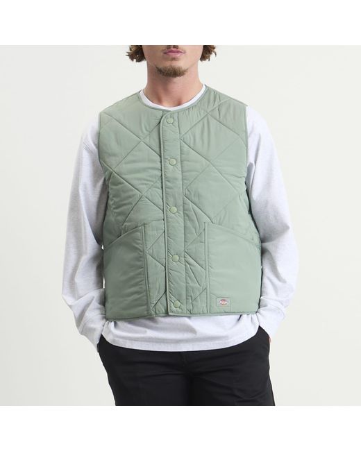 Dickies Green Samburg Liner Vest for men