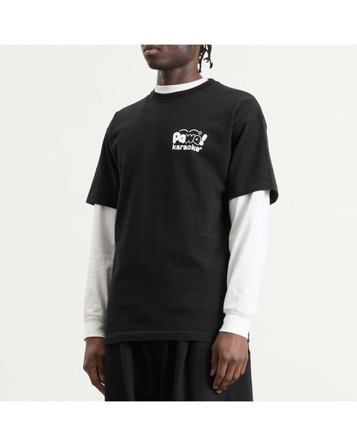 Pawa Speed Sports Black Karaoke T-Shirt for men