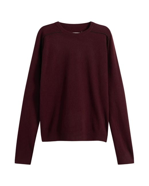 Maison Margiela Purple Lambswool Sweater for men