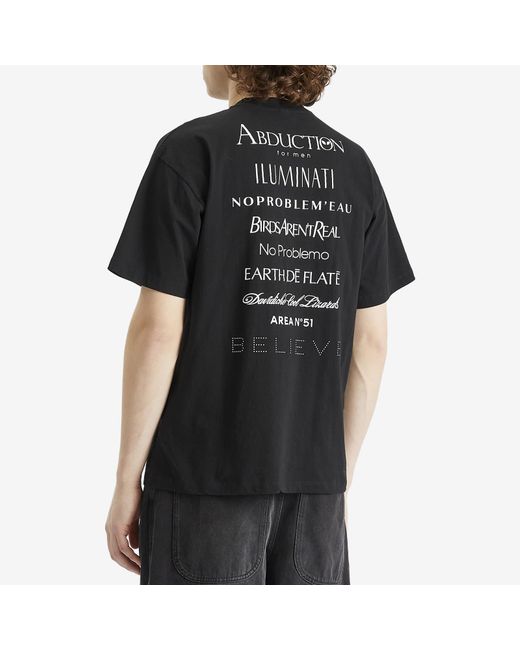 No Problemo Black Eau De Problemo Ss T-Shirt for men