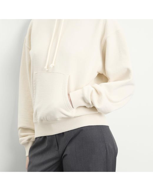 Auralee White Bd Sweat Parka
