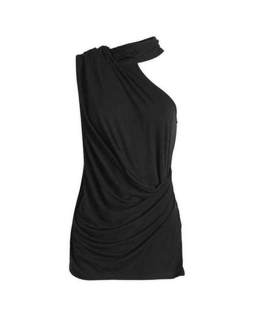 Entire studios Black Sleeveless Dalters Top