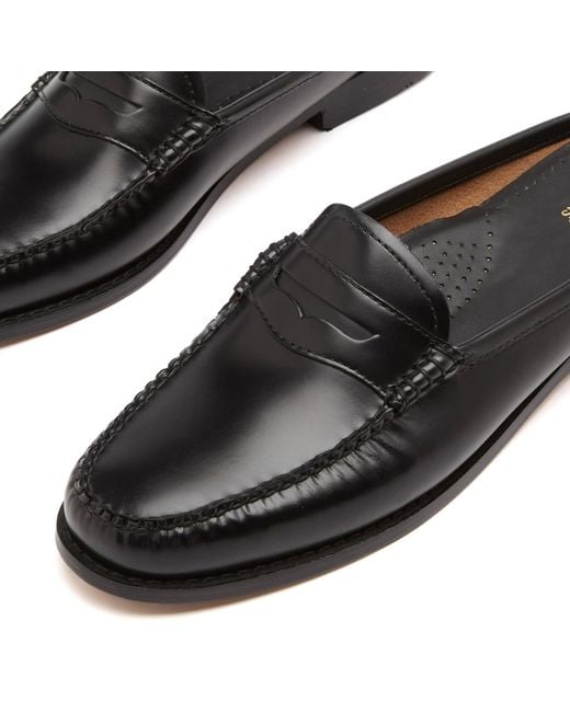 G.H.BASS Black Penny Mule Loafer