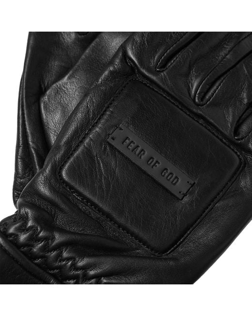 Fear Of God Black 8Th Driver Gloves for men