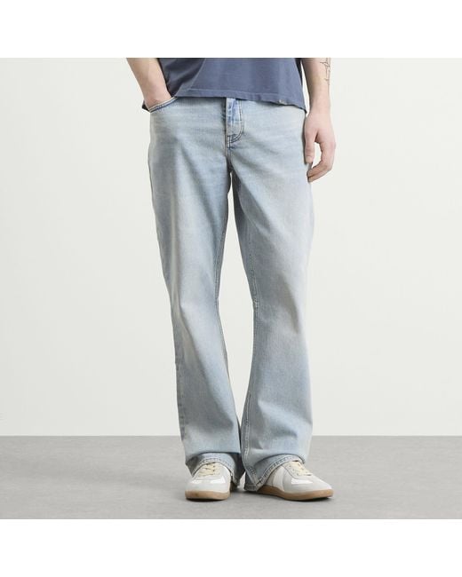 Represent Blue Kick Flare Denim Jeans for men