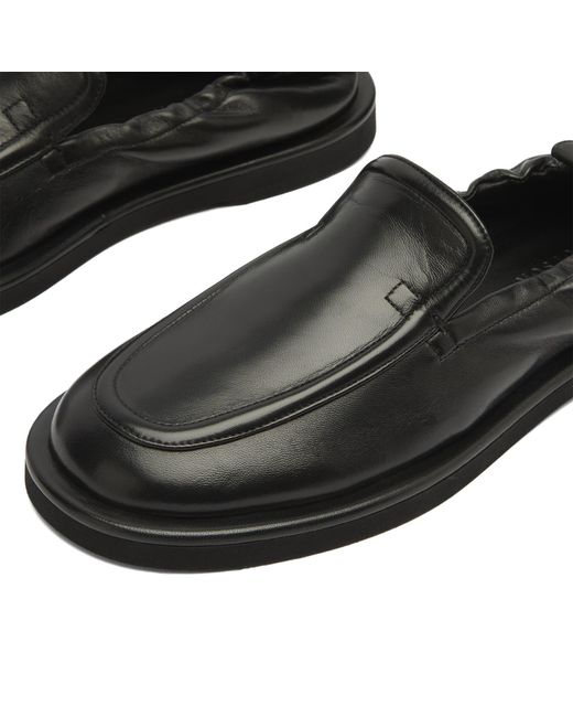 Studio Nicholson Black Elastic Back Loafer