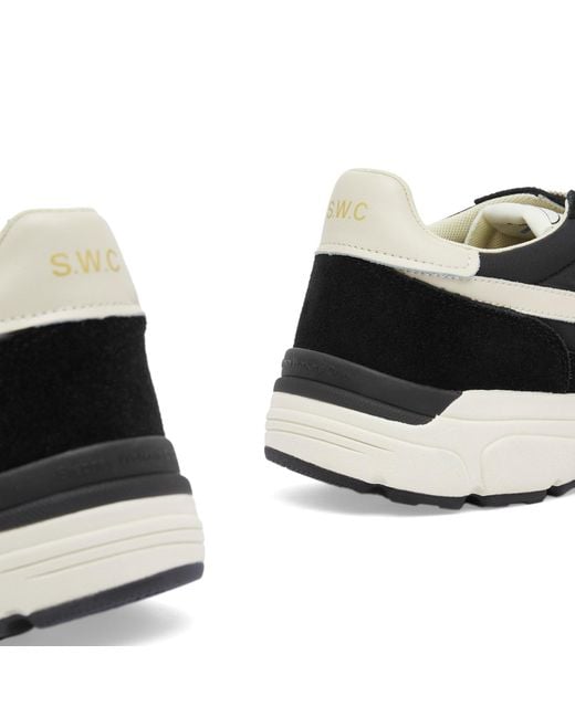 Stepney Workers Club Black Osier S-Strike Runner Sneakers for men