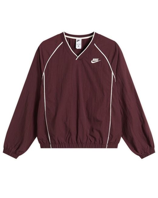 Nike Purple Windrunner Pullover