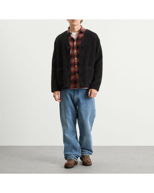 NN07 Red Deon Check Flannel Shirt for men