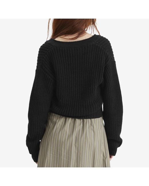 Faithfull The Brand Black Barbaine Knit Jumper