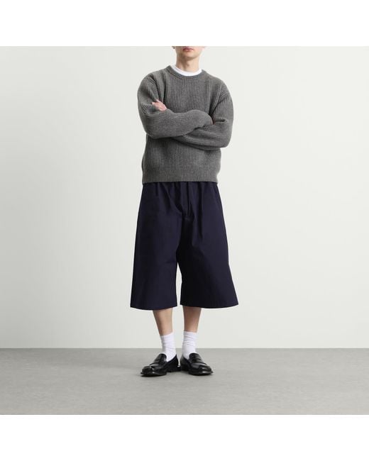 Jil Sander Gray Wool Jumper for men