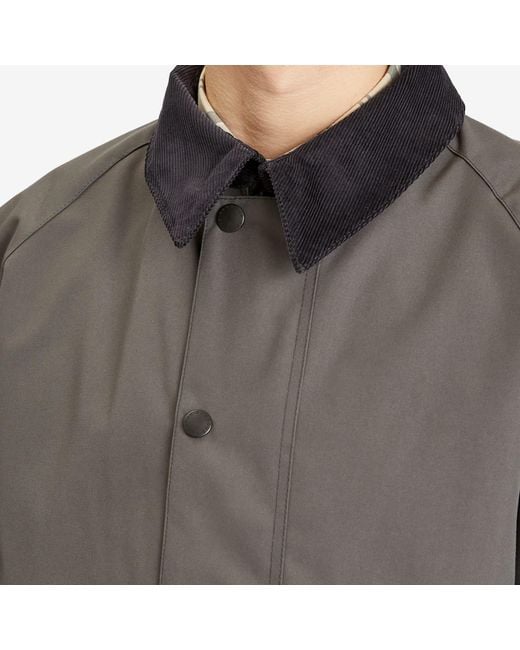 Barbour Gray Os Reversible Transporter Jacket for men