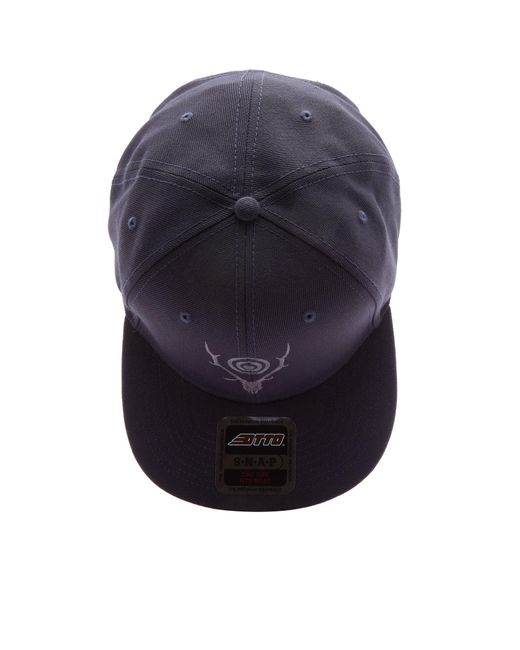 South2 West8 Blue S&T Embroidered Baseball Cap for men
