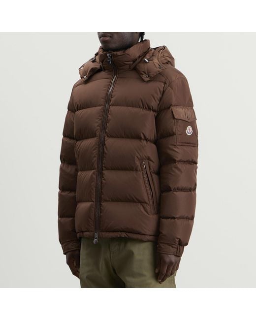 Moncler Brown Maya Matte Jacket for men