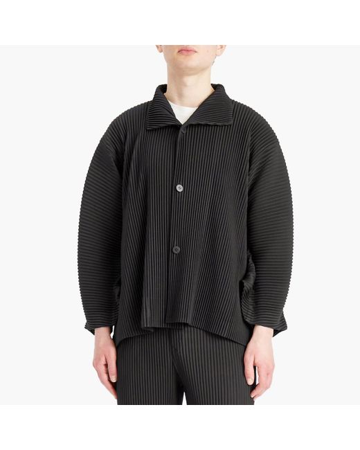 Homme Plissé Issey Miyake Kite Jacket in Black for Men | Lyst Homme Plissé Issey Miyake Kite Jacket in Black for Men | Lyst